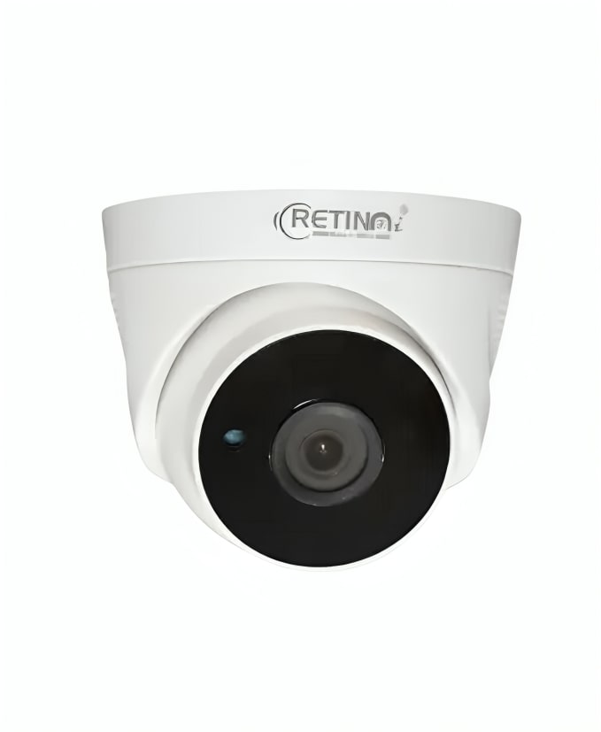 IP Dome CCTV Camera in Black and White